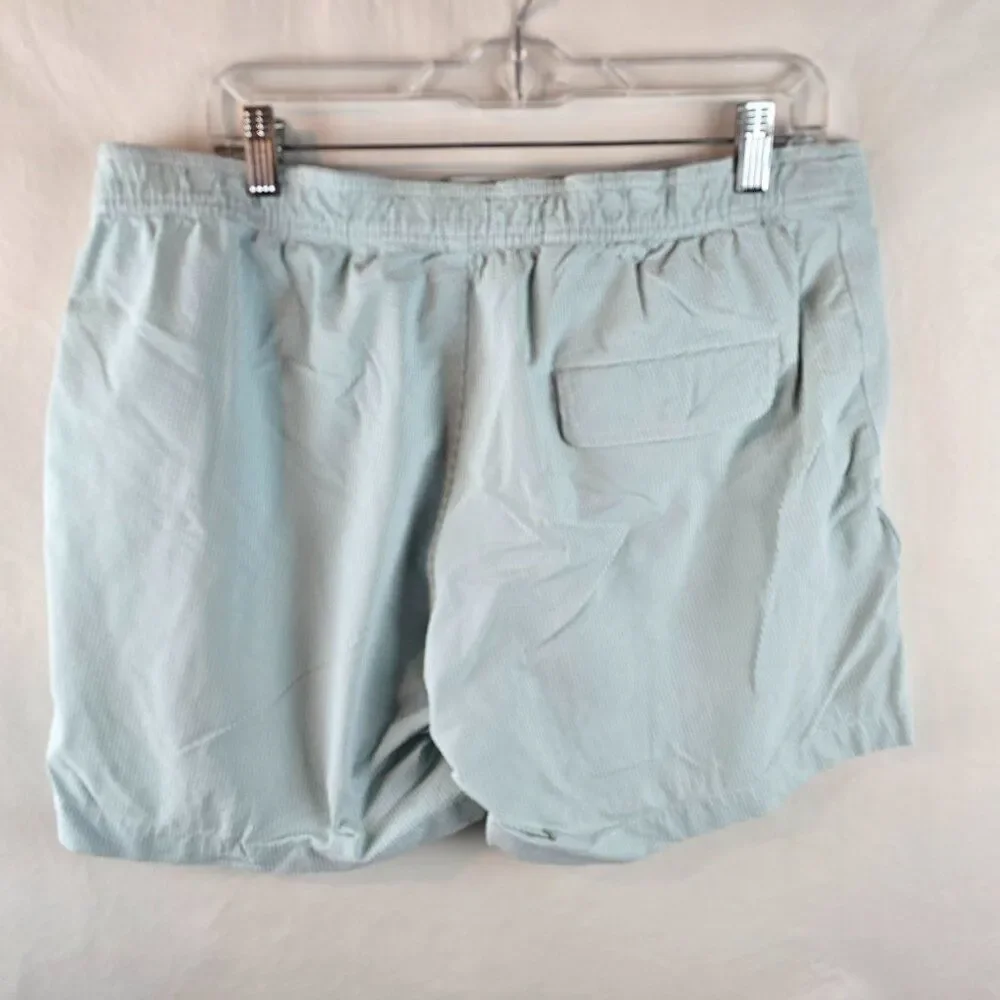 Onia Swim Trunks Mens XL Blue White The Calder Seersucker Quick Dry Short Hybrid - Picture 4 of 9
